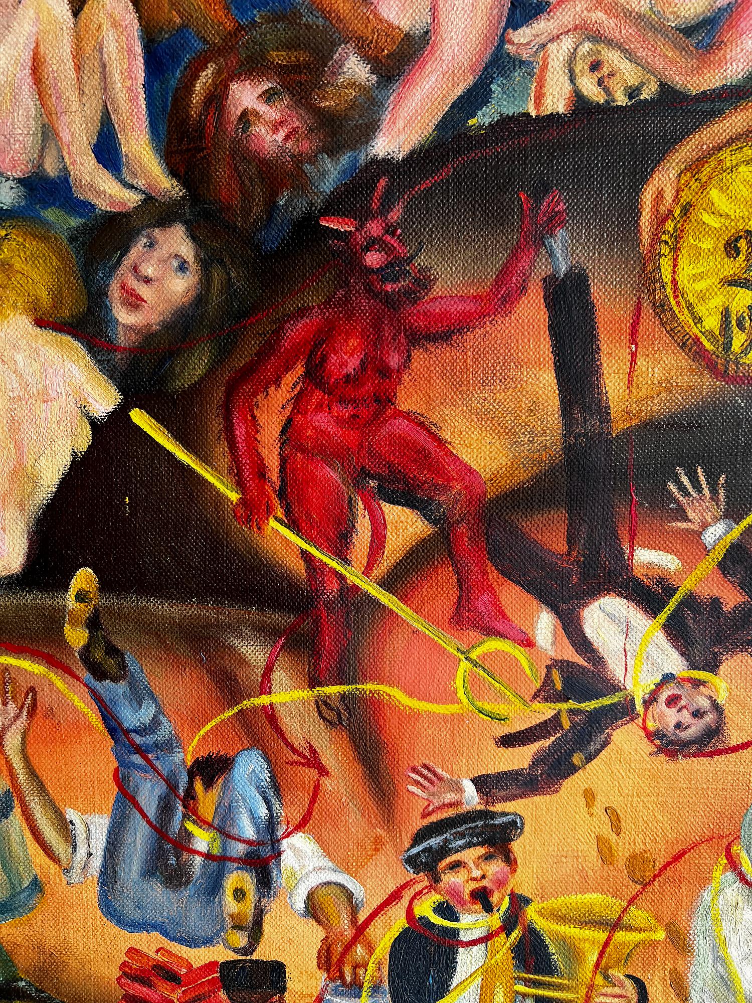 Der Teufel - Kampf zwischen Gut und Böse  Evil - Nackte Frau wie Hieronymus Bosch im Angebot 11