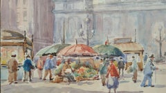 Mid 20th Century, Belgium, A Brussels Market