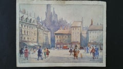 Mid 20th Century, Belgique, Anvers, double face La peinture d'un tableau