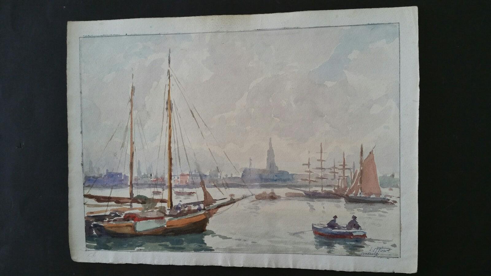 Mid 20th Century, Belgique, Anvers, de la Schelde en vente 5