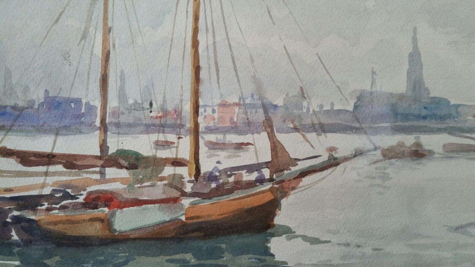 Mid 20th Century, Belgique, Anvers, de la Schelde en vente 3