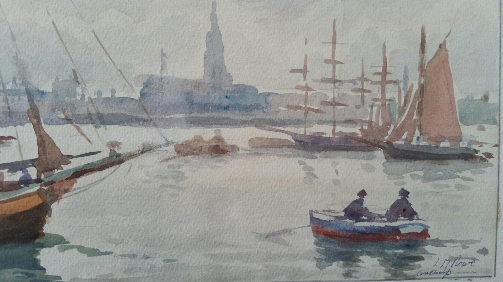 Mid 20th Century, Belgique, Anvers, de la Schelde en vente 4