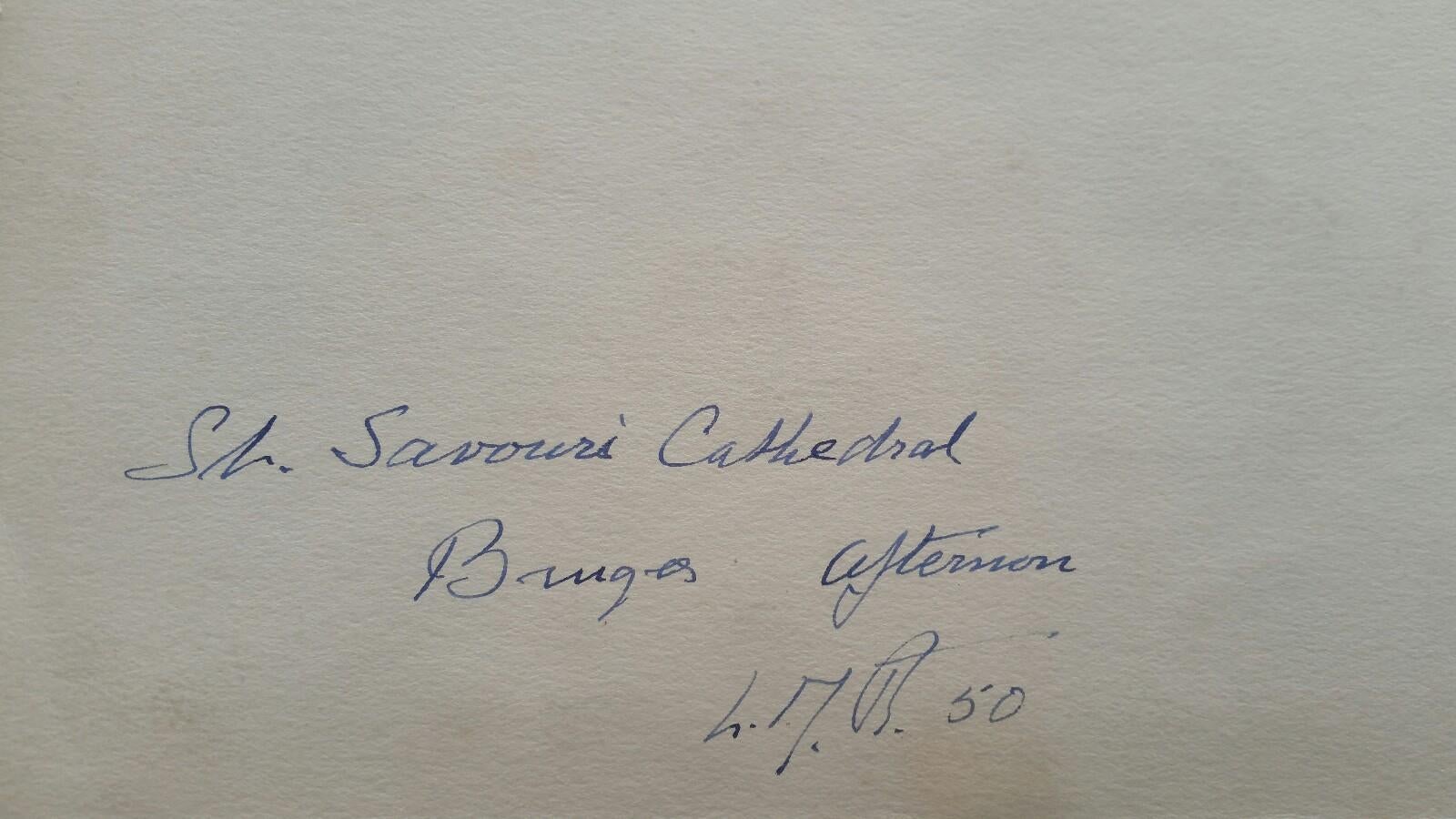 Mid 20th Century, Belgium. Bruges, St Saviours Cathedral 2