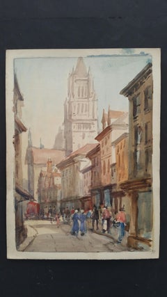 Metà del XX secolo, Belgio. Bruges, Cattedrale di San Salvatore