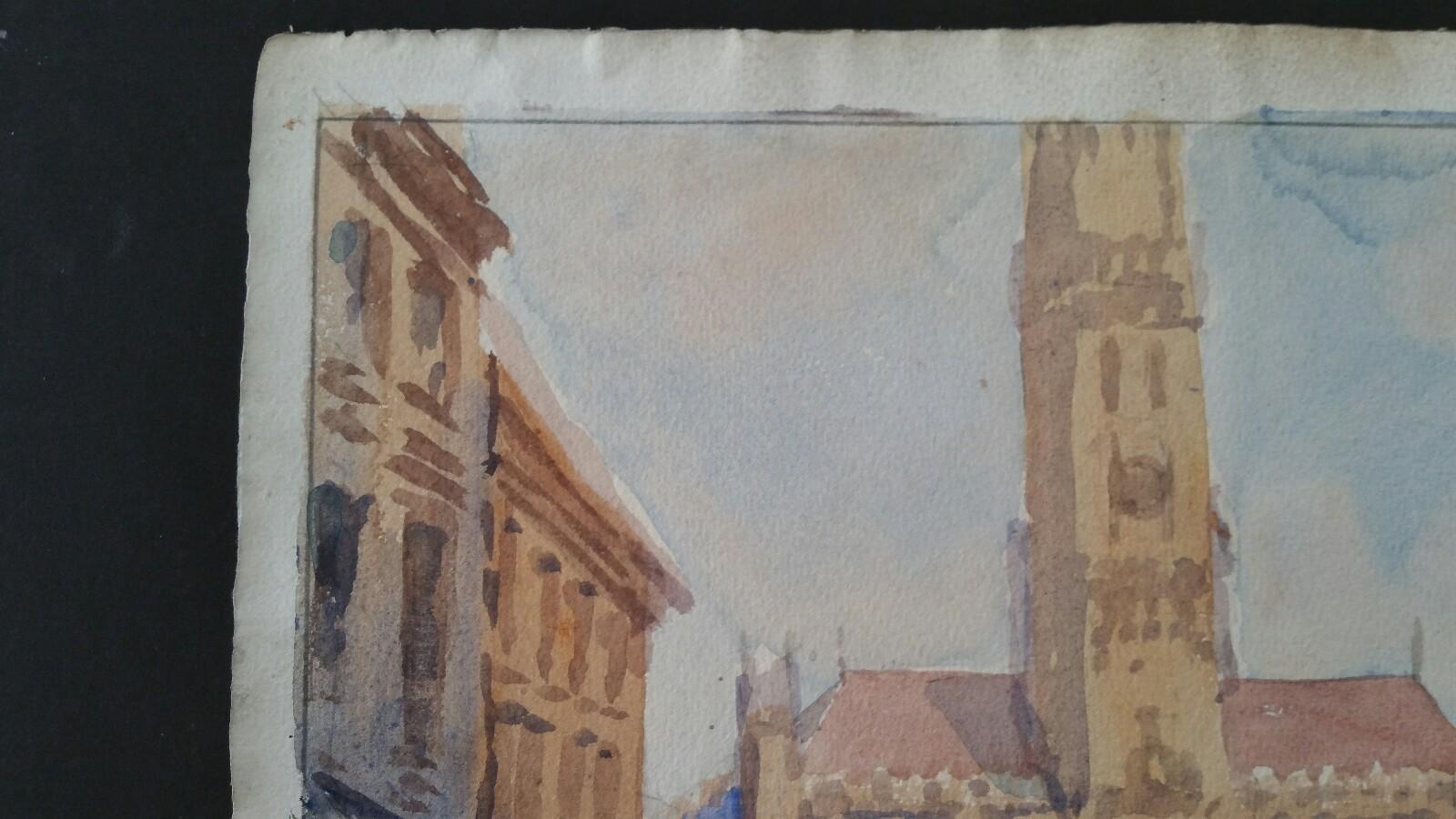 Mid 20th Century, Belgique, Bruges, La Place du Marché en vente 1