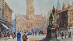 Mid 20th Century, Belgium, Bruges, The Market Square