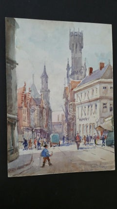 Mid 20th Century, Belgium, the Bell Tower in Bruges