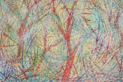 Leonard Maurer Abstract Acrylic Painting "Ice Storm, " 1962-63
