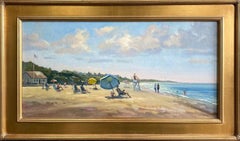 Paysage marin original 15x30 « At the Beach, Nantucket »