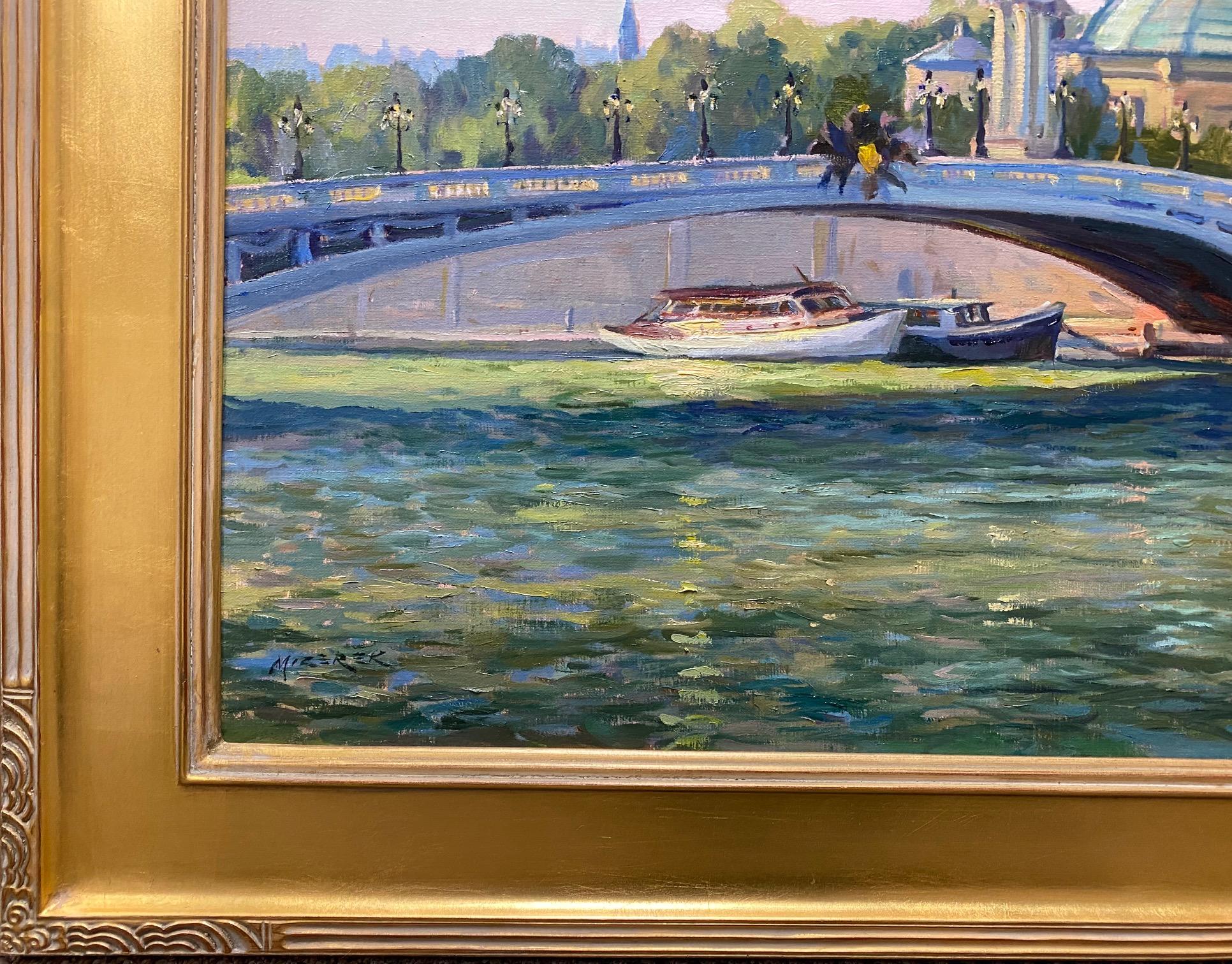 Grand Palais, Paris, 24 x 36 original French impressionist landscape For Sale 3