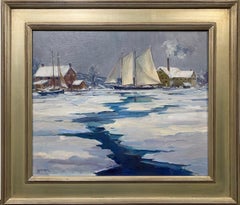Iced In, paysage marin hivernal original