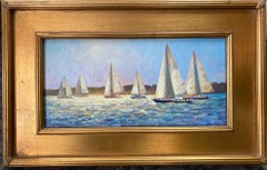 Race Day, original impressionist marine landscape