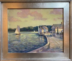 Sunset on the Cape, original impressionist marine landscape