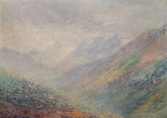 Mt. McKinley, c. 1900-1910, Denali, Alaska, Alaskan Landscape Painting, Mountain