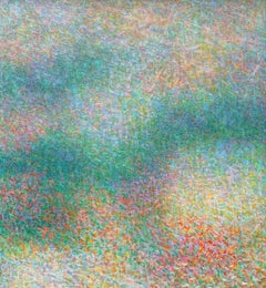 Retro "Colorfield #388", American Modernist, Color Field Abstraction, 1989