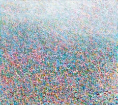 "Colorfield #410", Modernista americano, astrazione a campi di colore sfumati, anni '80