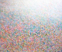 « Colorfield #410 », abstrait moderniste américain, champ de couleurs dégradées, années 1980