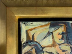 Figurative Abstraction #1, American Modernist, Oil on Canvas, 1953