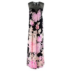 Leonard Paris Black Lace Detailed Sleeveless Gown - Size US 8 Leonard Paris Black Lace Detailed Sleeveless Gown - Size US 8