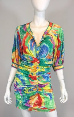 Leonard Paris Firework Print Dress