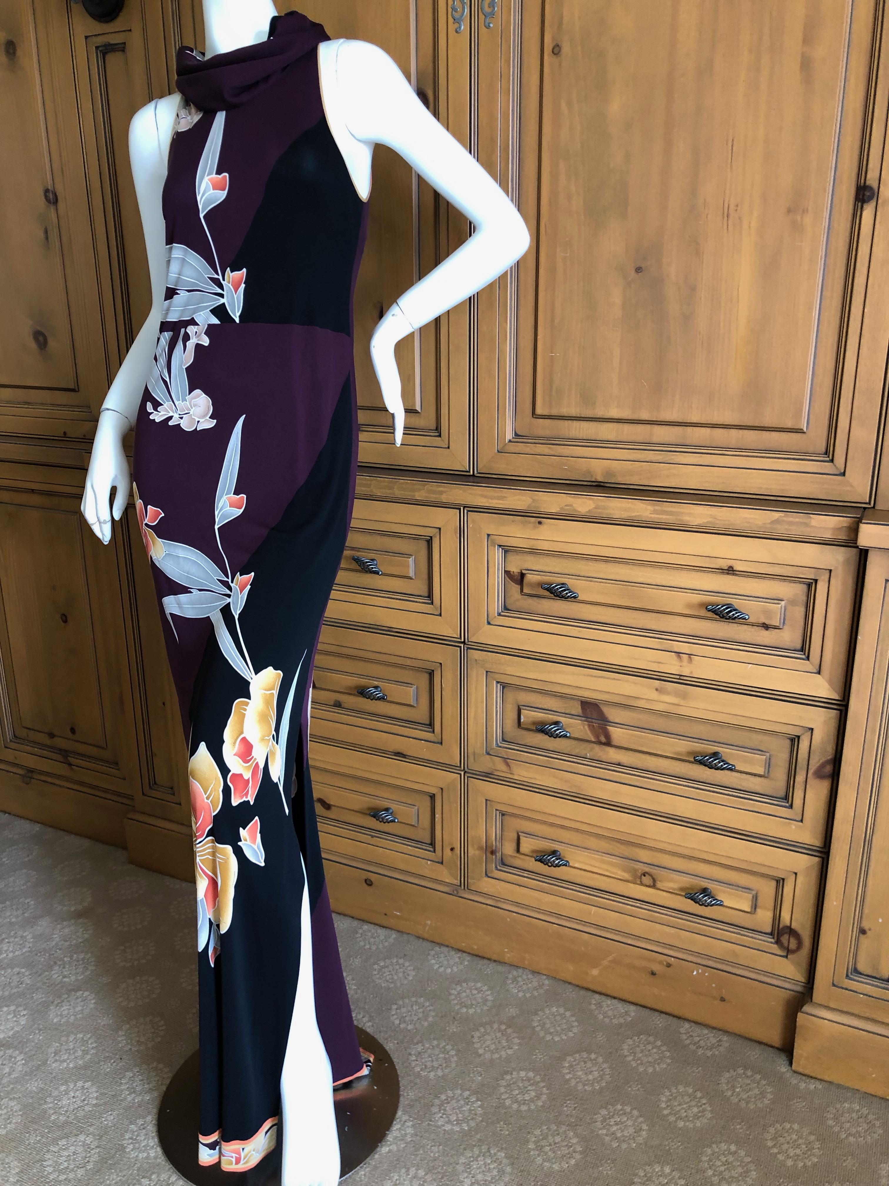 Leonard Paris for Bergdorf Goodman Vintage Silk Jersey Dress New with Tags For Sale 1