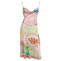Vestido drapeado de punto de seda Leonard of Paris