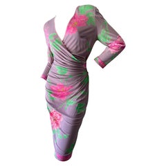 Leonard Paris Vintage 80's Silk Jersey Dress