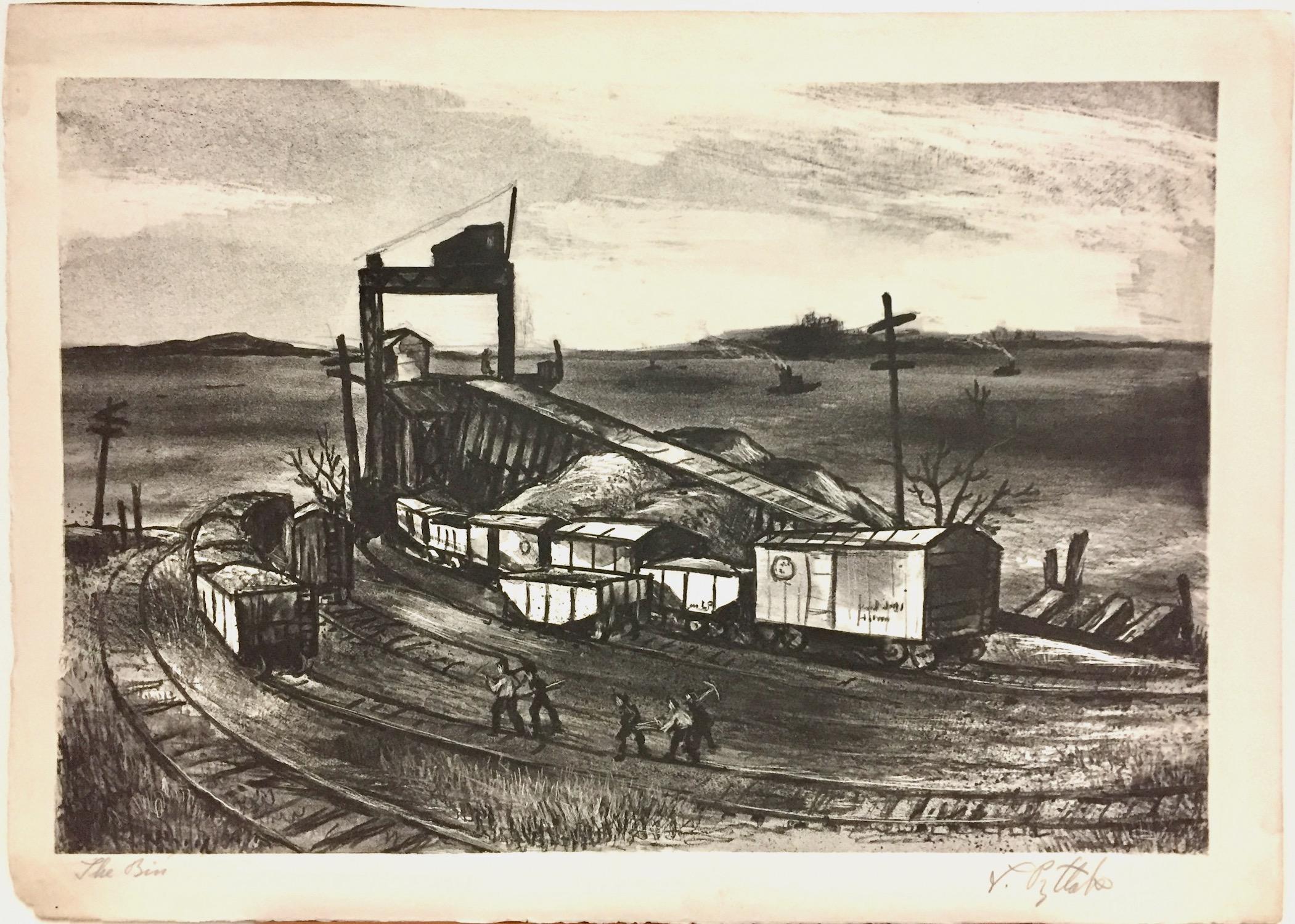 This lithograph is signed and titled in pencil.

