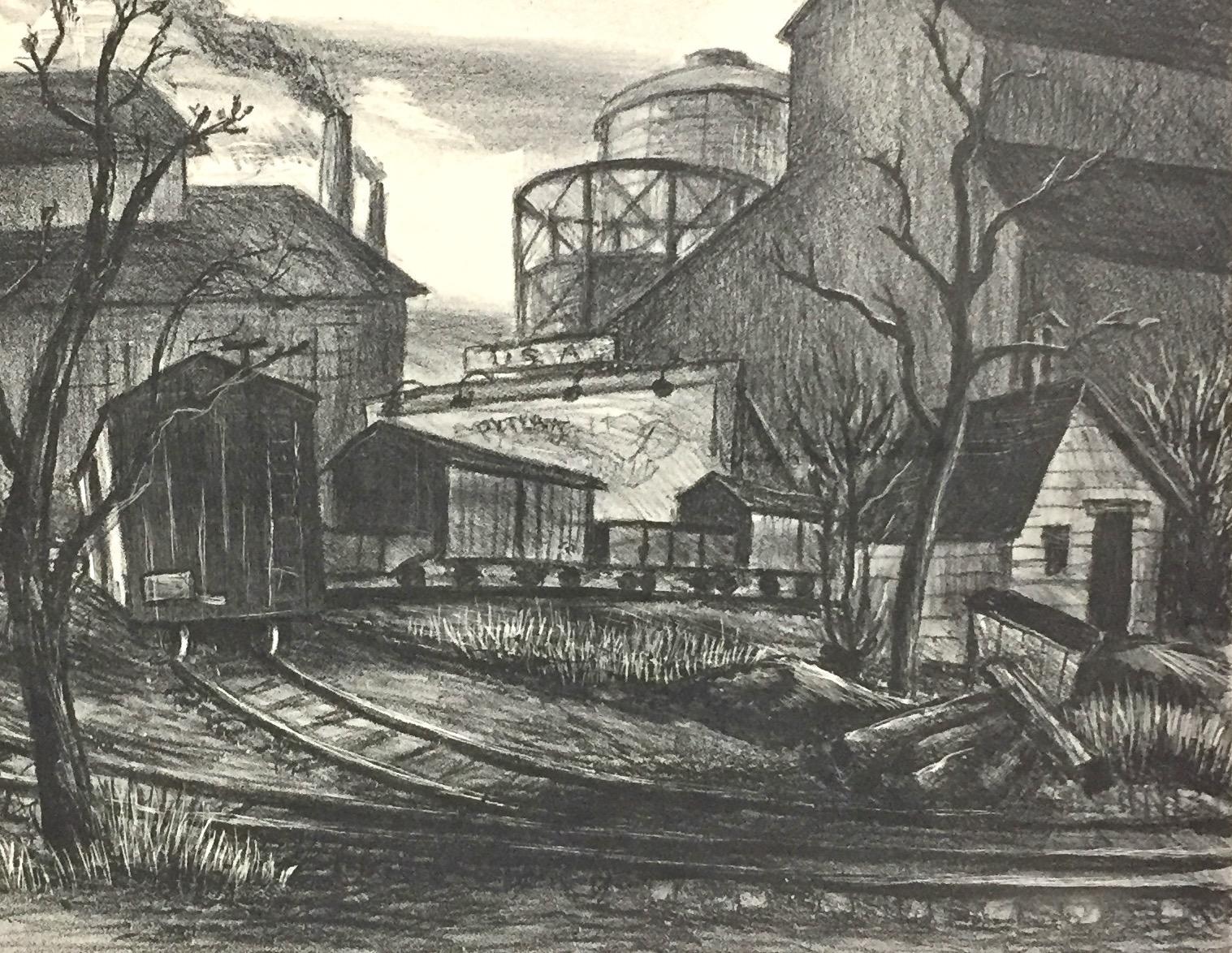Leonard Pytlak, (Industrielandschaft, New York City) im Angebot 1