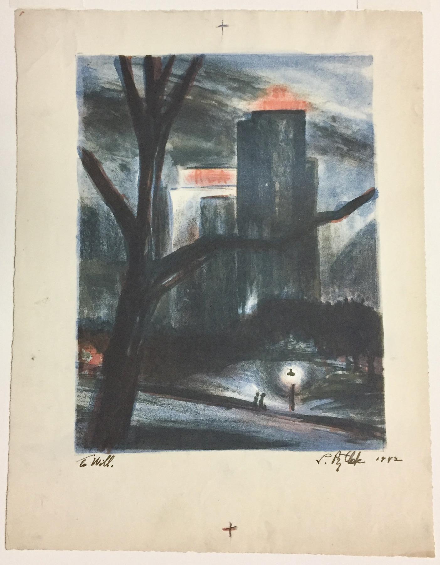 RCA Building - Print by Leonard Pytlak