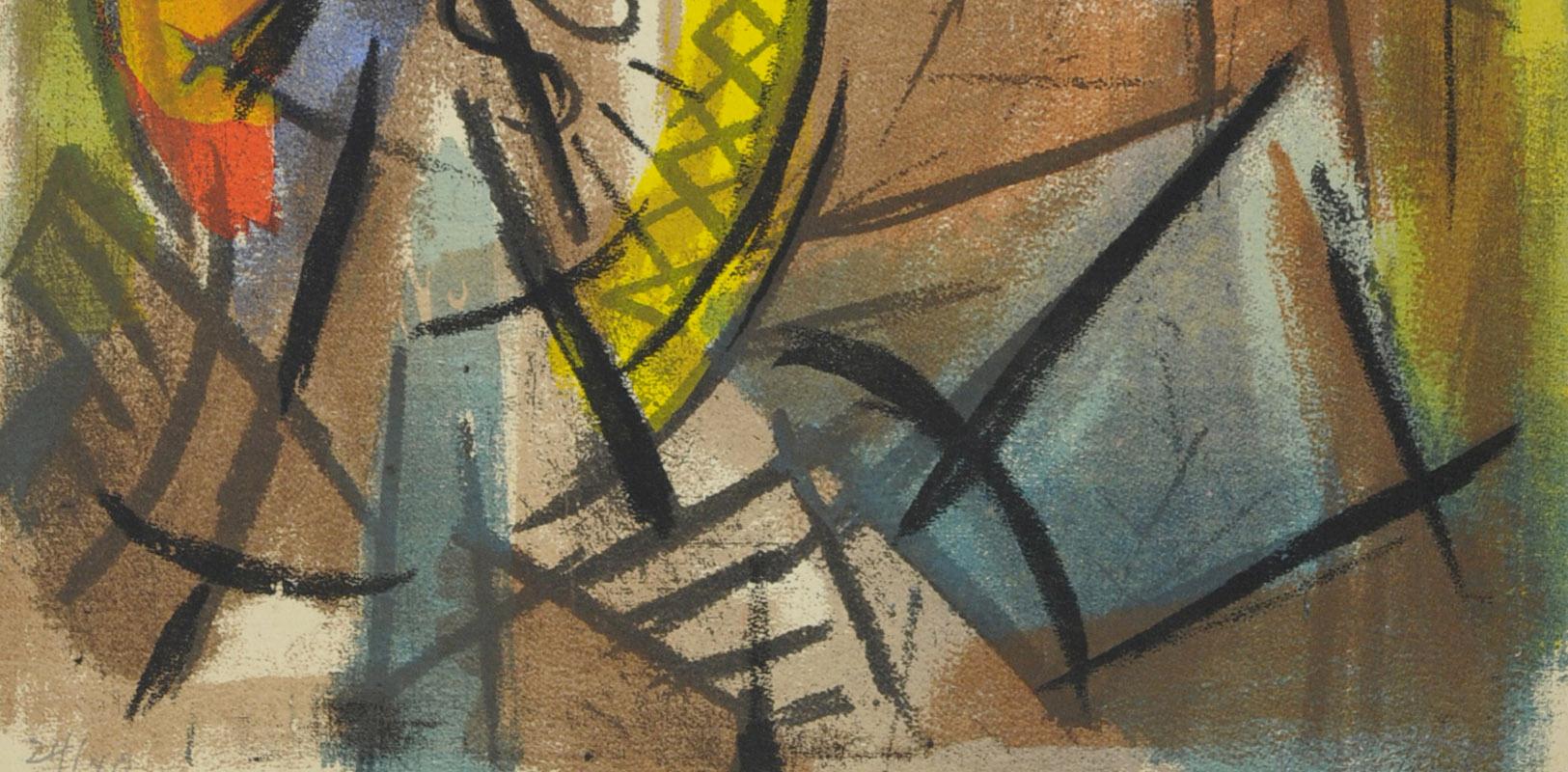 The Fan - American Modern Print by Leonard Pytlak