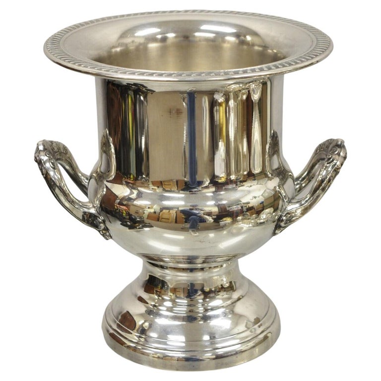 Leonard Regency Style Silver Plated Trophy Cup Champagne Chiller Ice Bucket  at 1stDibs | leonard silver markings, leonard silverplate champagne bucket, leonard  silver plated champagne bucket