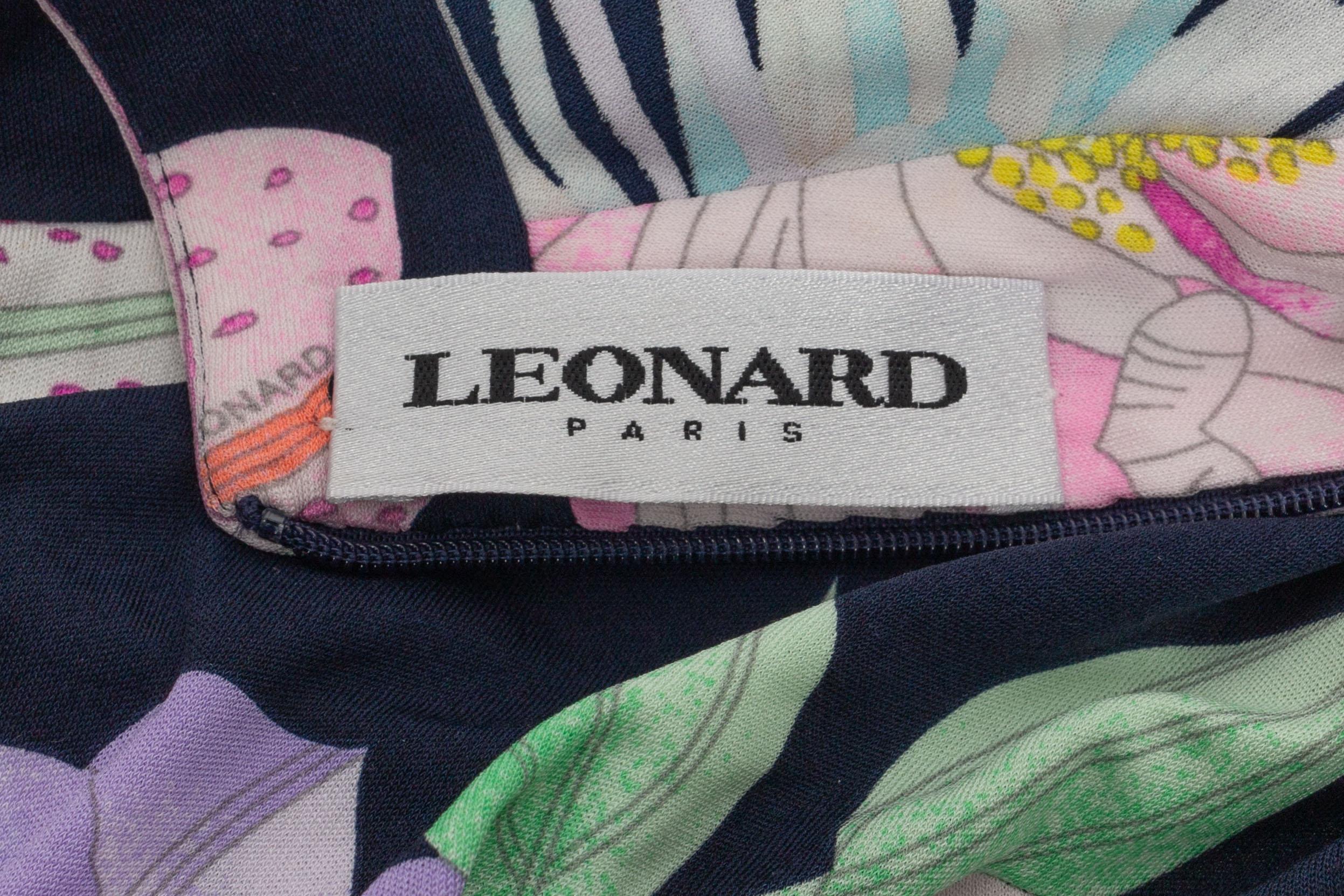 Leonard silk dress For Sale 6