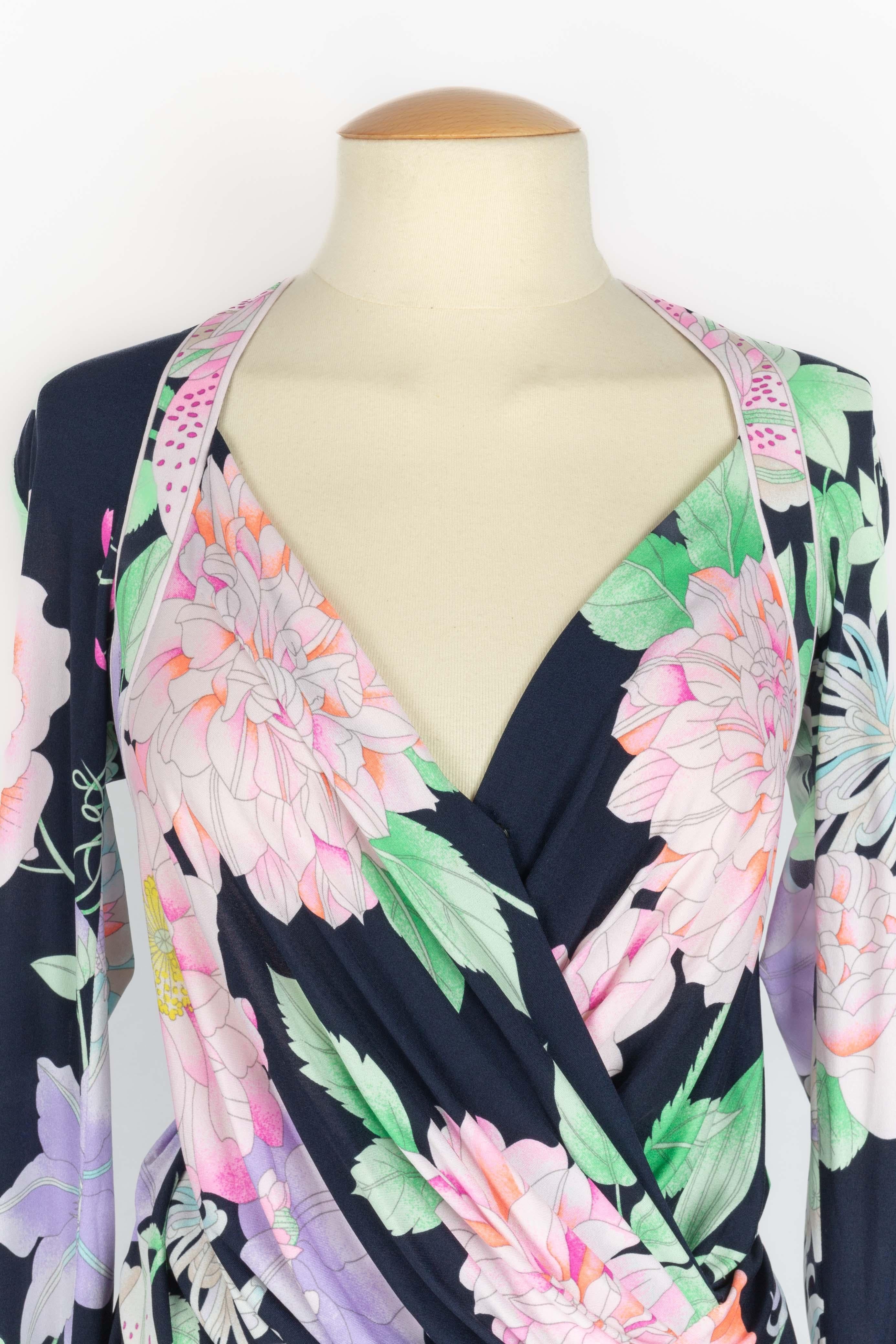 Gray Leonard silk dress For Sale