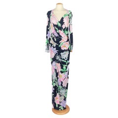 Leonard silk dress