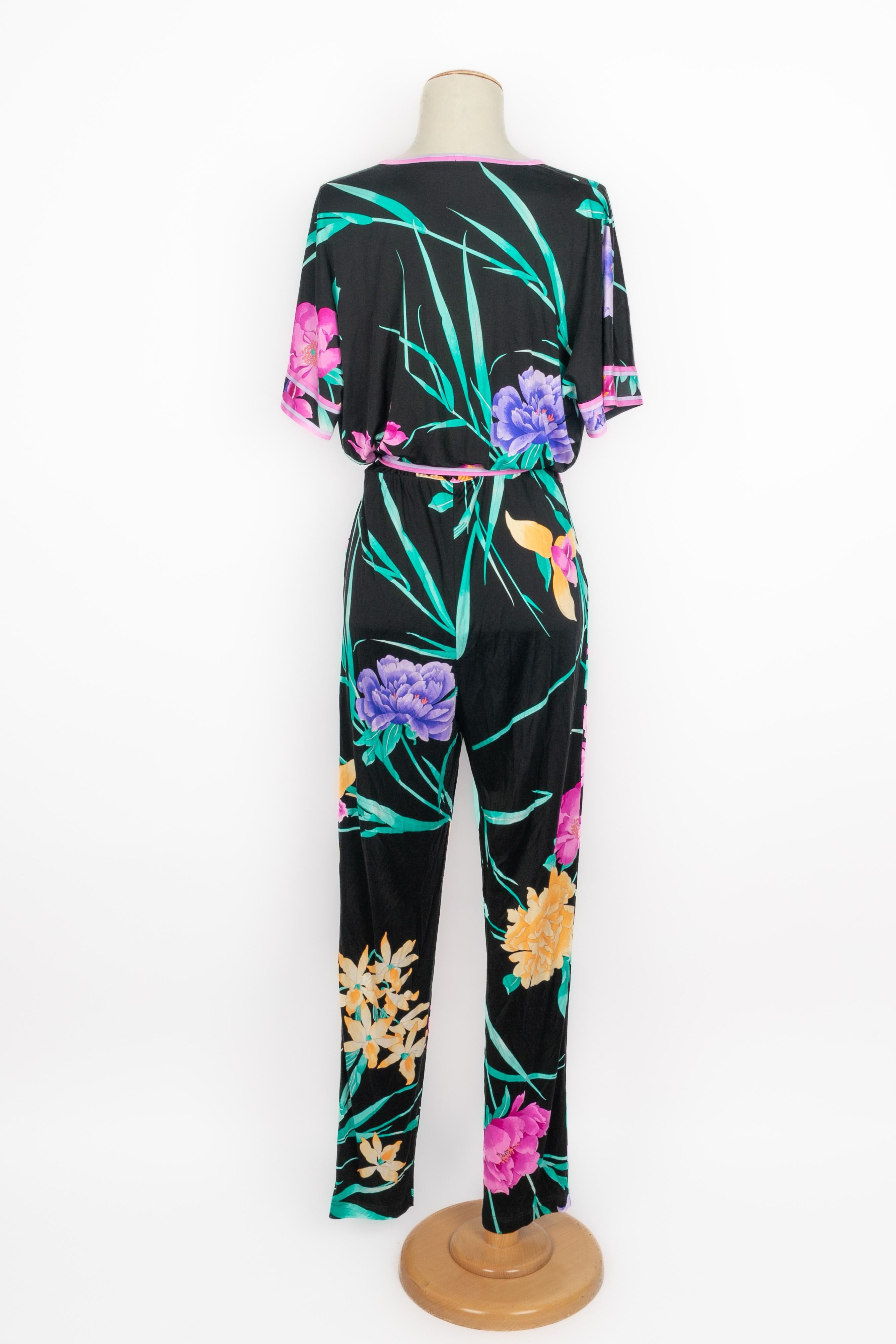 Leonard silk jumpsuit For Sale 2