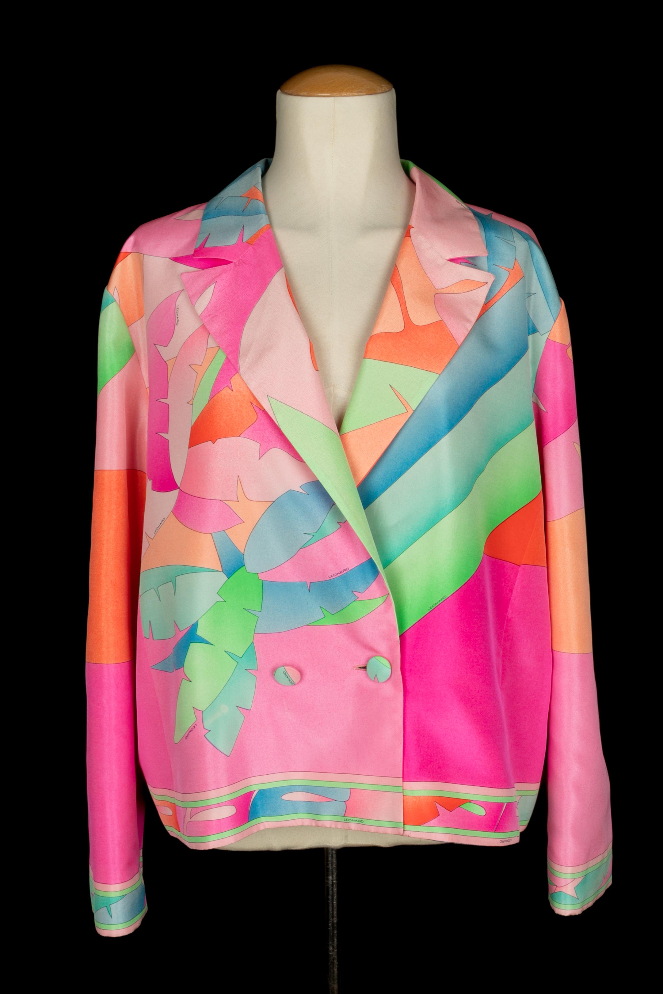 Abito di seta Leonard in vendita 7