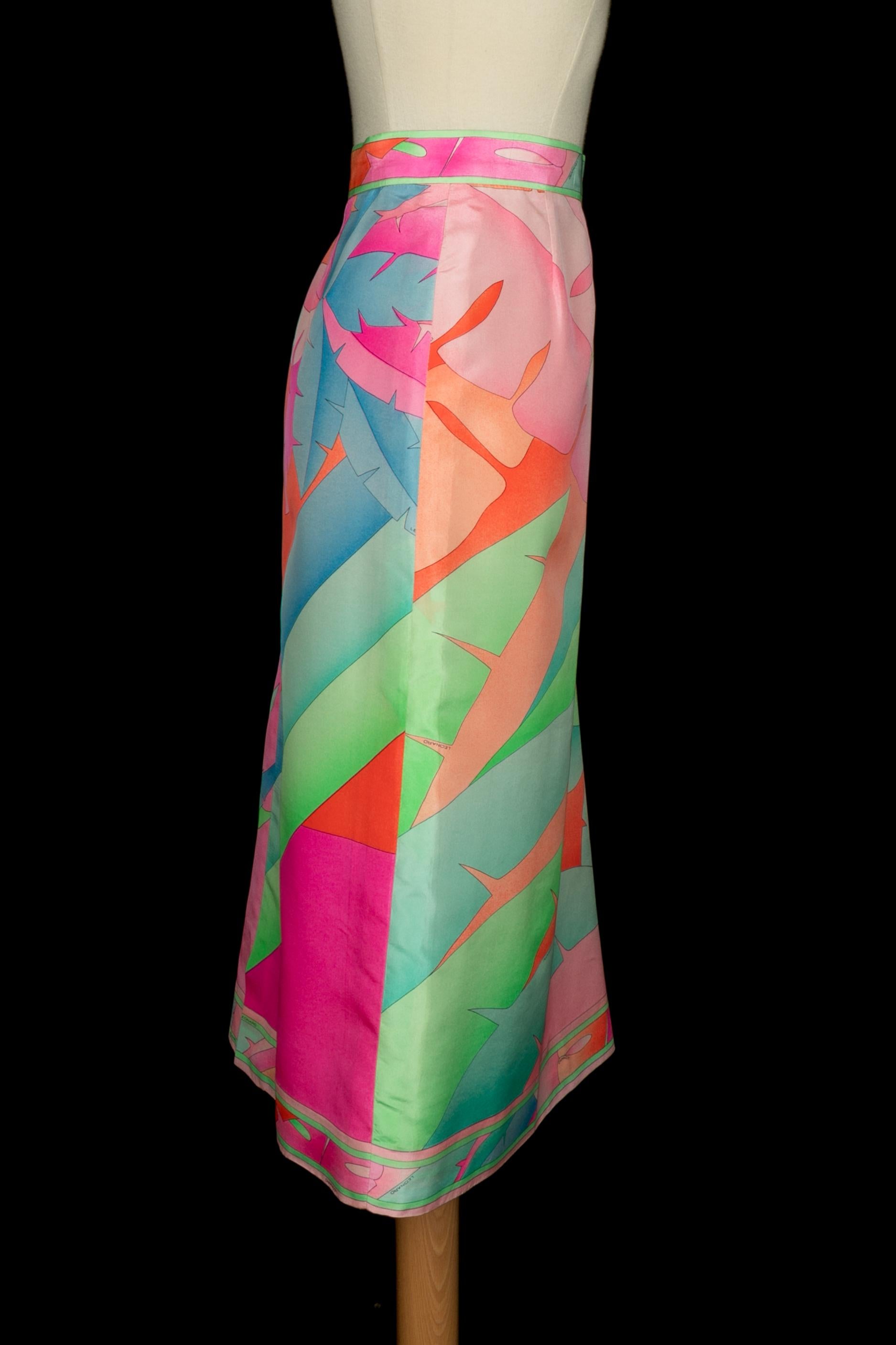 Marrone Abito di seta Leonard in vendita