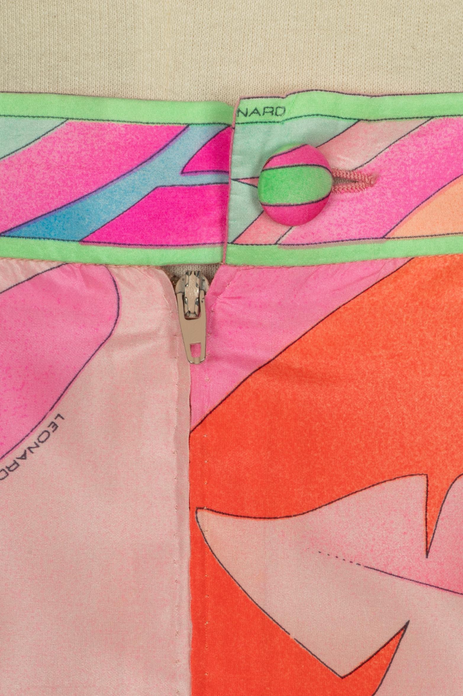 Donna Abito di seta Leonard in vendita