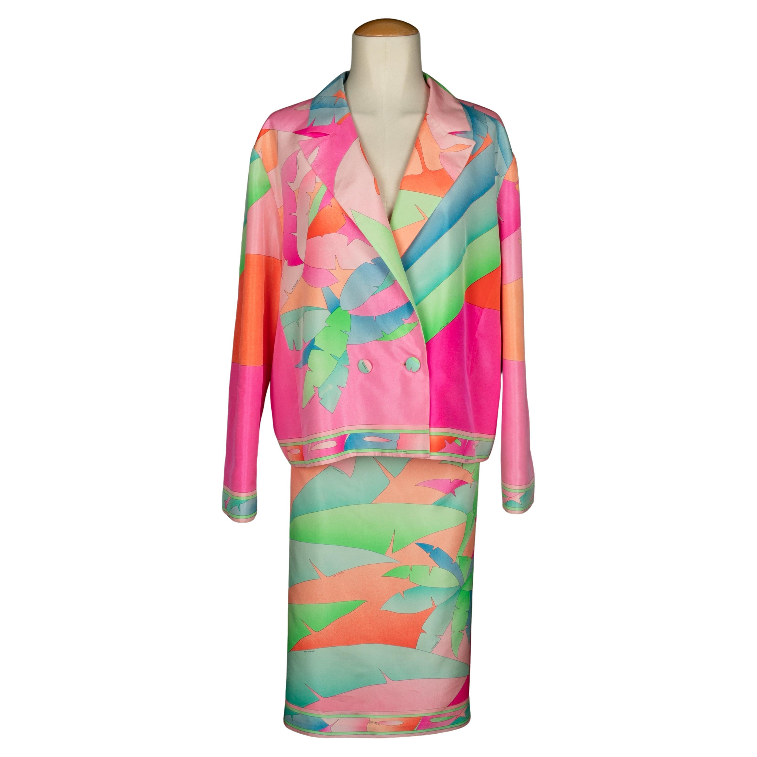 Abito di seta Leonard in vendita