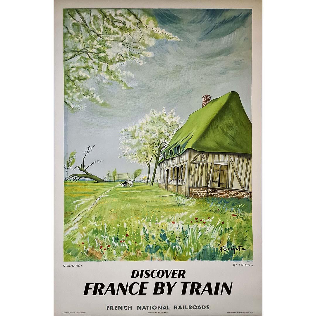 Beautiful poster made for the SNCF, by Foujita in 1958.

Léonard Tsuguharu Foujita 🇫🇷/🇯🇵 (1886-1968) 