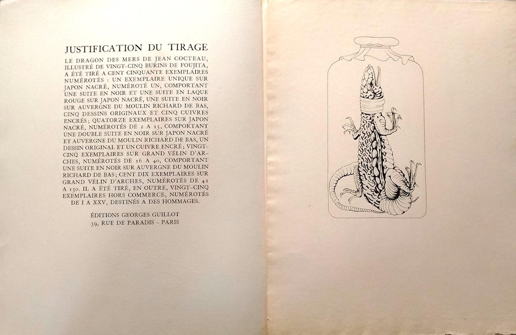 Le Dragons des Mers - Vintage Book Illustrated by L.T. Foujita - Print by Leonard Tsuguharu Foujita