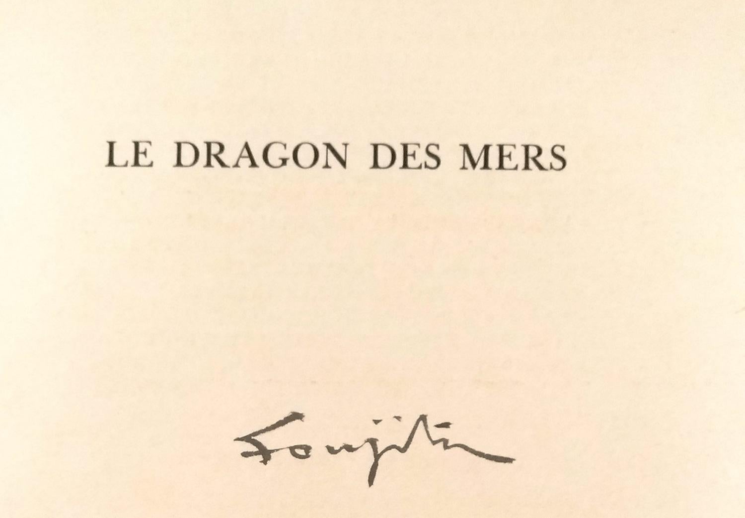 Le Dragons des Mers - Livre vintage illustré par L.T. Foujita - Beige Figurative Print par Leonard Tsuguharu Foujita