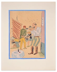 Propos d'un Intoxiqué - Lithograph after L.T. Foujita - 1928