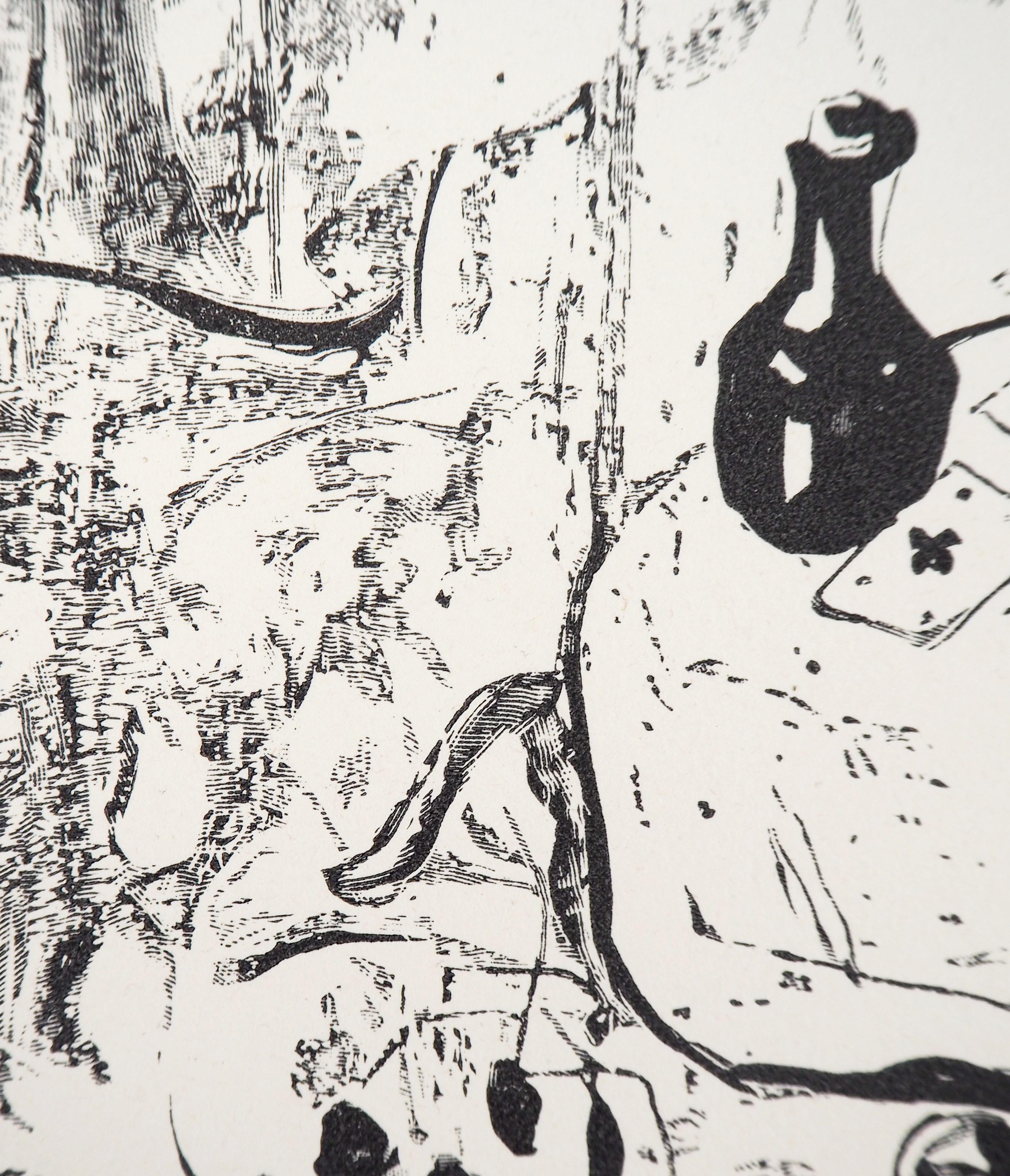 Leonard Tsuguharu FOUJITA
Der Wahrsager, 1960

Original Holzschnitt
Unterschrift in der Platte gedruckt
Auf Vellum 37 x 28 cm (ca. 15 x 11 Zoll)

REFERENZEN : Gesamtkatalog Sylvie Buisson #60.109

Ausgezeichneter Zustand
