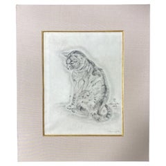 Léonard Tsuguharu Foujita Signed Collotype Print Azubah The Book of Cats 1929