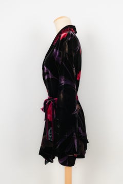 Léonard Kimono-Jacke aus Samt