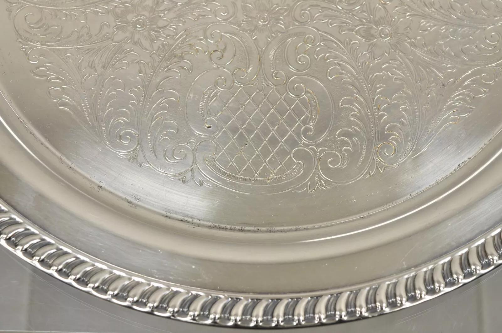 20th Century Leonard Victorian Style Silver Plated 15