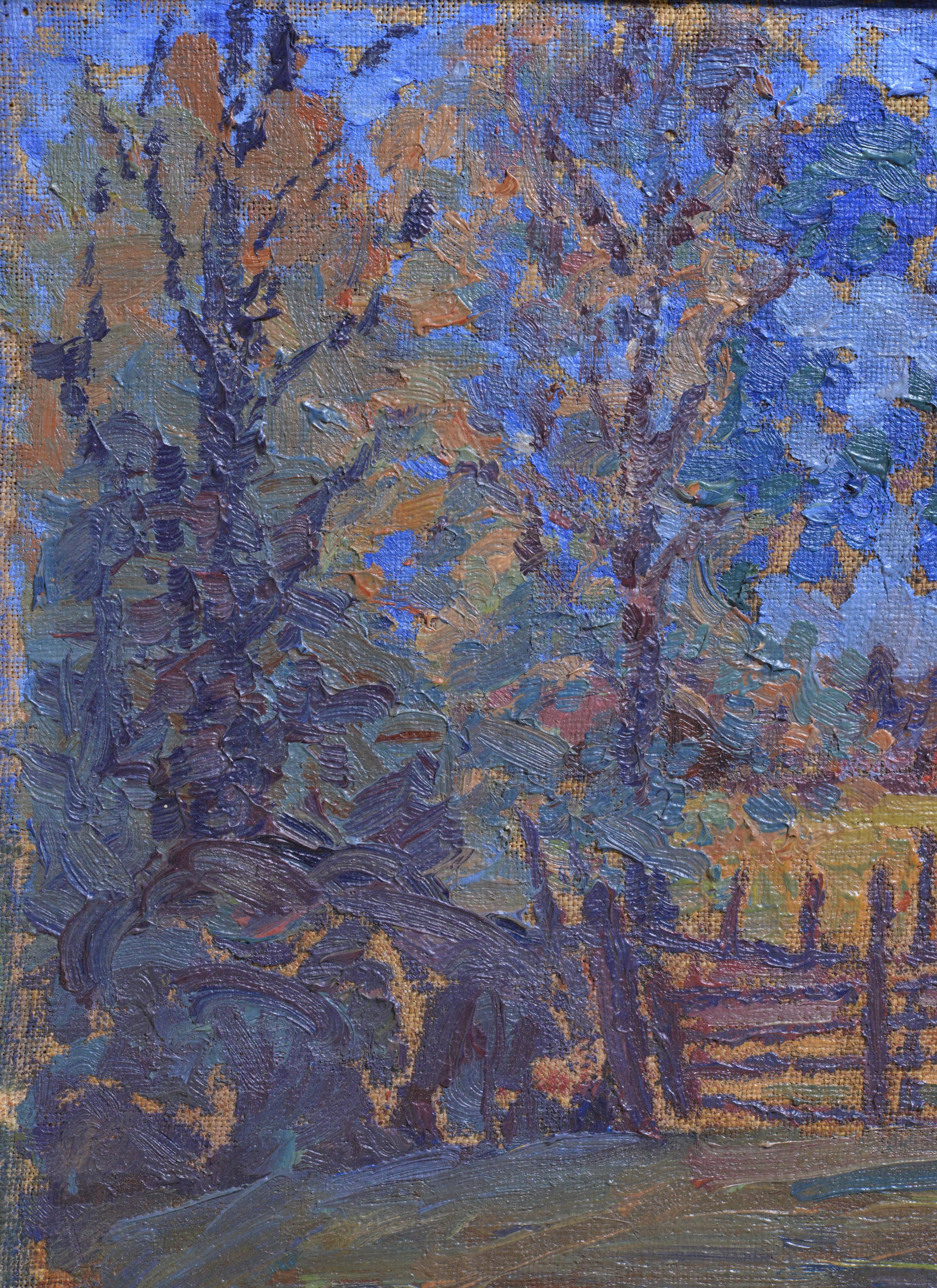 Firmato in basso a destra in cirillico per Leonard Viktorovich Turzhansky 1875 - 1945 (russo: Леонард Викторович Туржанский), pittore impressionista dell'Impero russo e poi dell'Unione Sovietica.
Dimensioni: 26,5x 35 cm (circa 10,4 x 1,2 pollici),