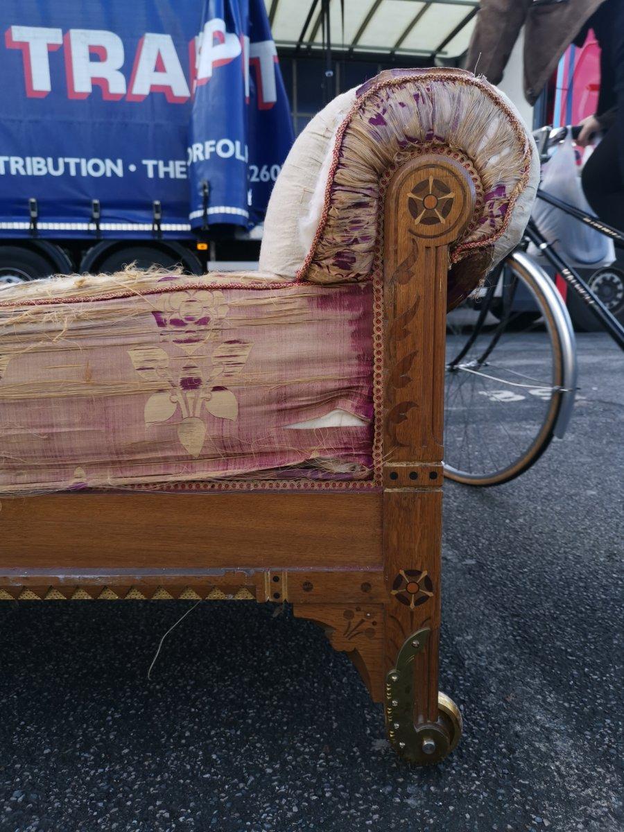 Leonard William Collmann, fauteuil de salon néo-gothique en chêne de qualité d'exposition en vente 11